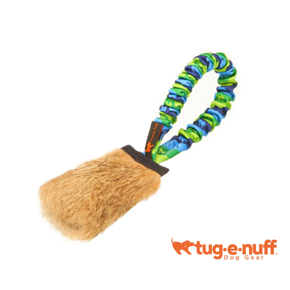 Tug-E-Nuff Rabbit Skin Pocket Bungee Squeeker