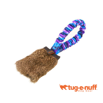 Tug-E-Nuff Rabbit Skin Pocket Bungee Squeeker