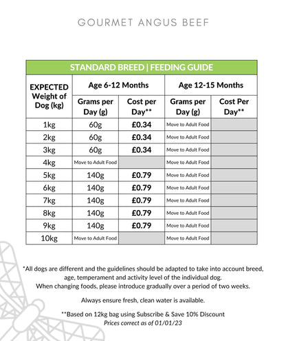 Gourmet Dog Angus Beef Feast (PUPPY)