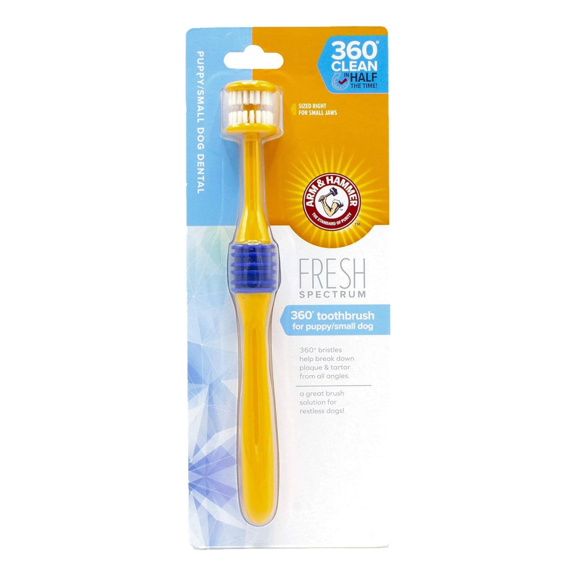 Arm and hammer toothbrush for puppies