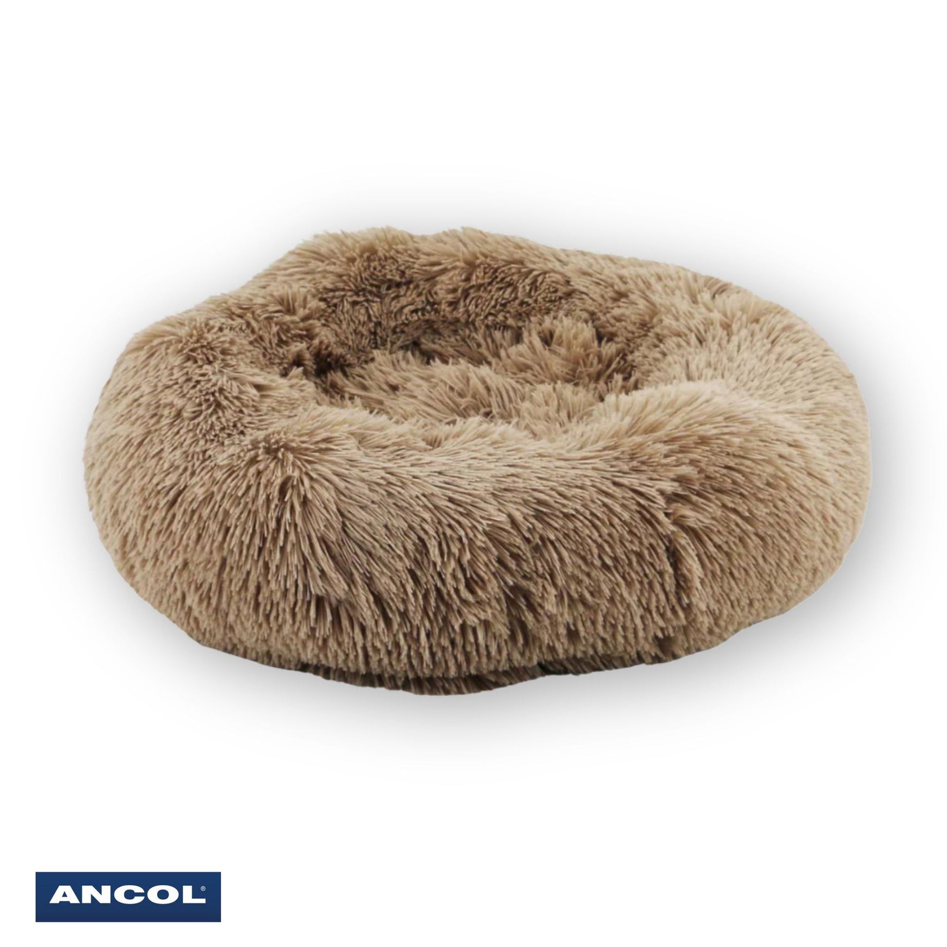 Ancol Plush Donut Dog Bed Oatmeal Single