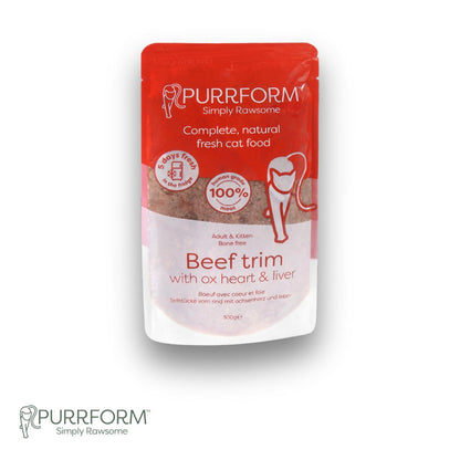 PurrForm Beef Trim with Ox Heart and Liver