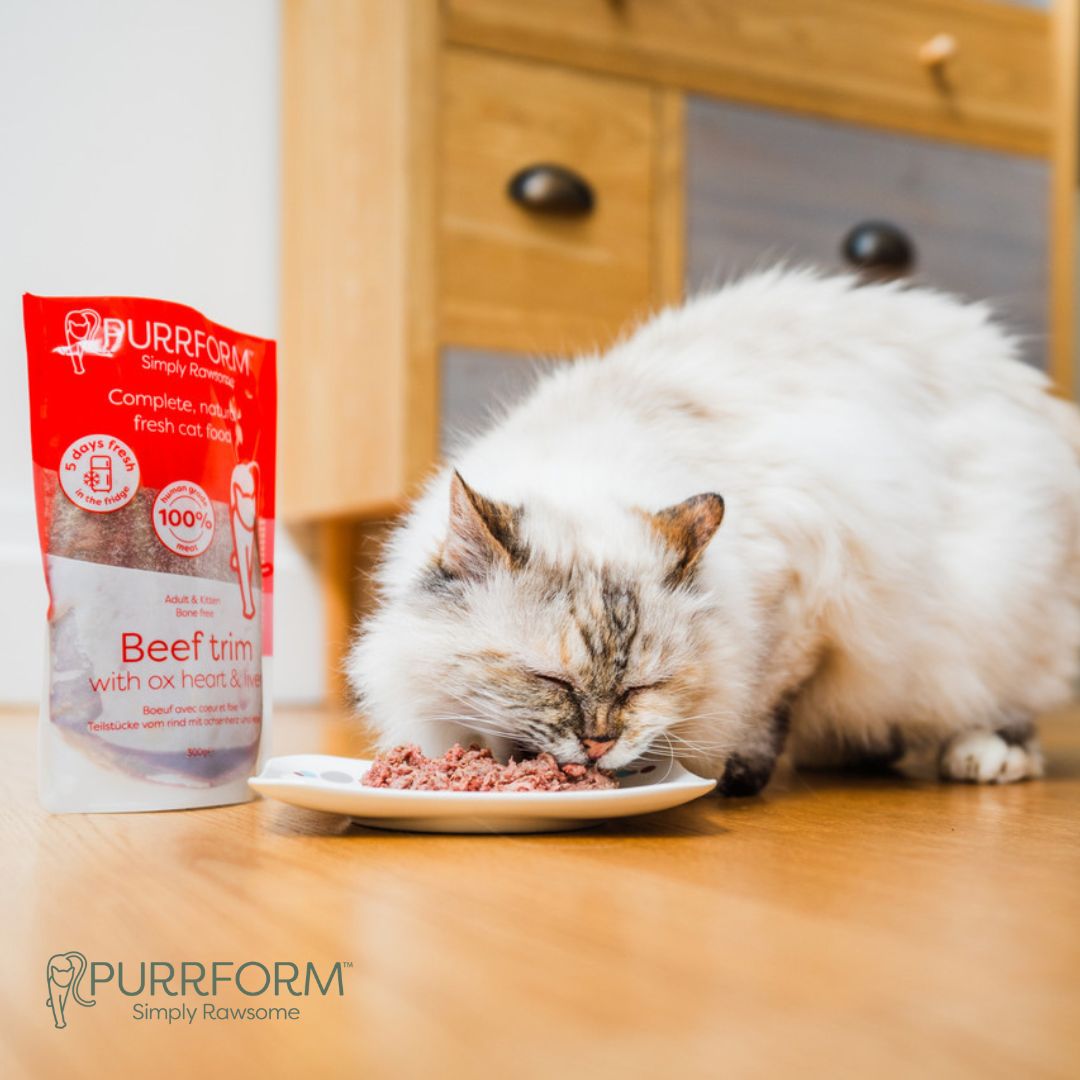 PurrForm Beef Trim with Ox Heart and Liver