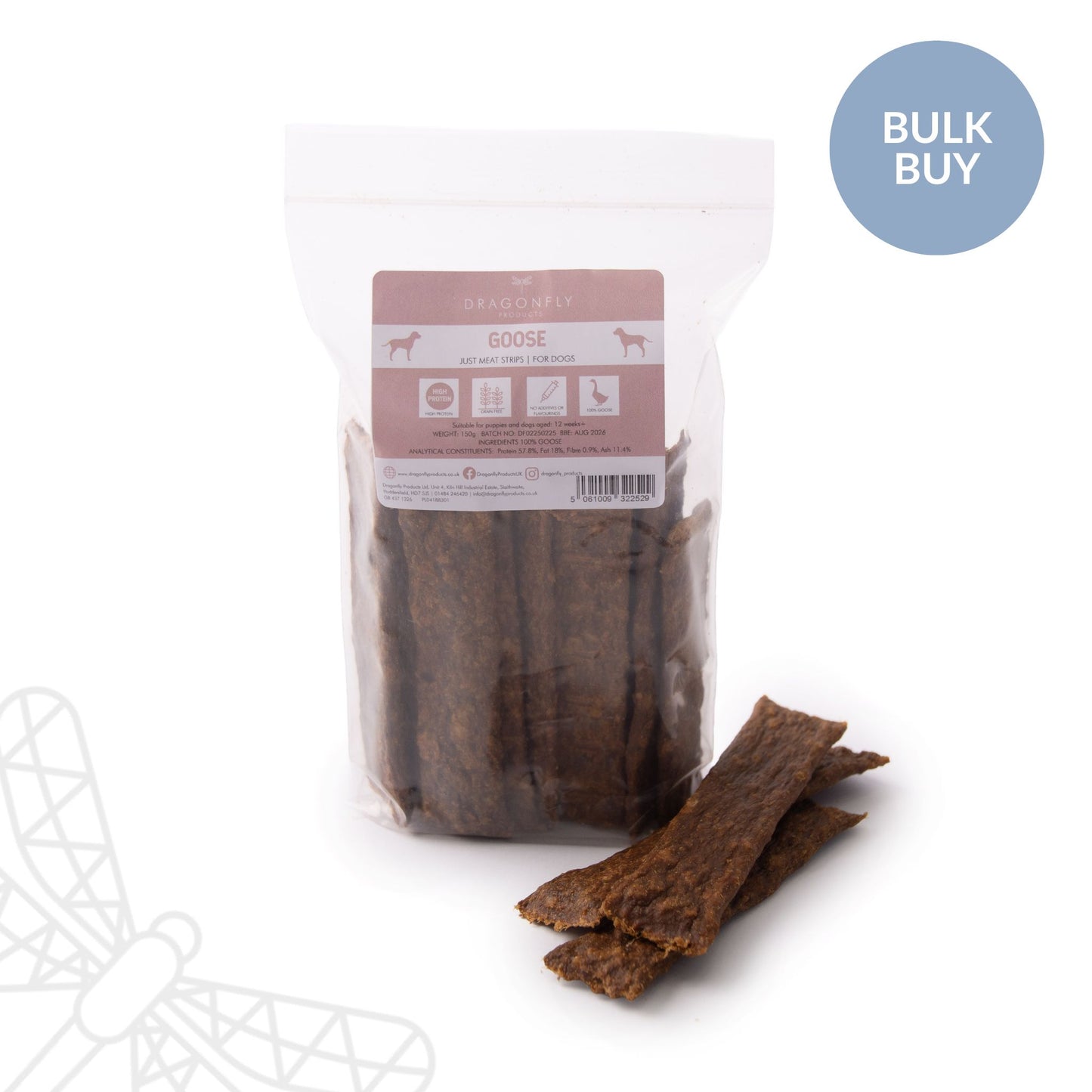 BULK BUY 'Just Meat' Strips (400g)
