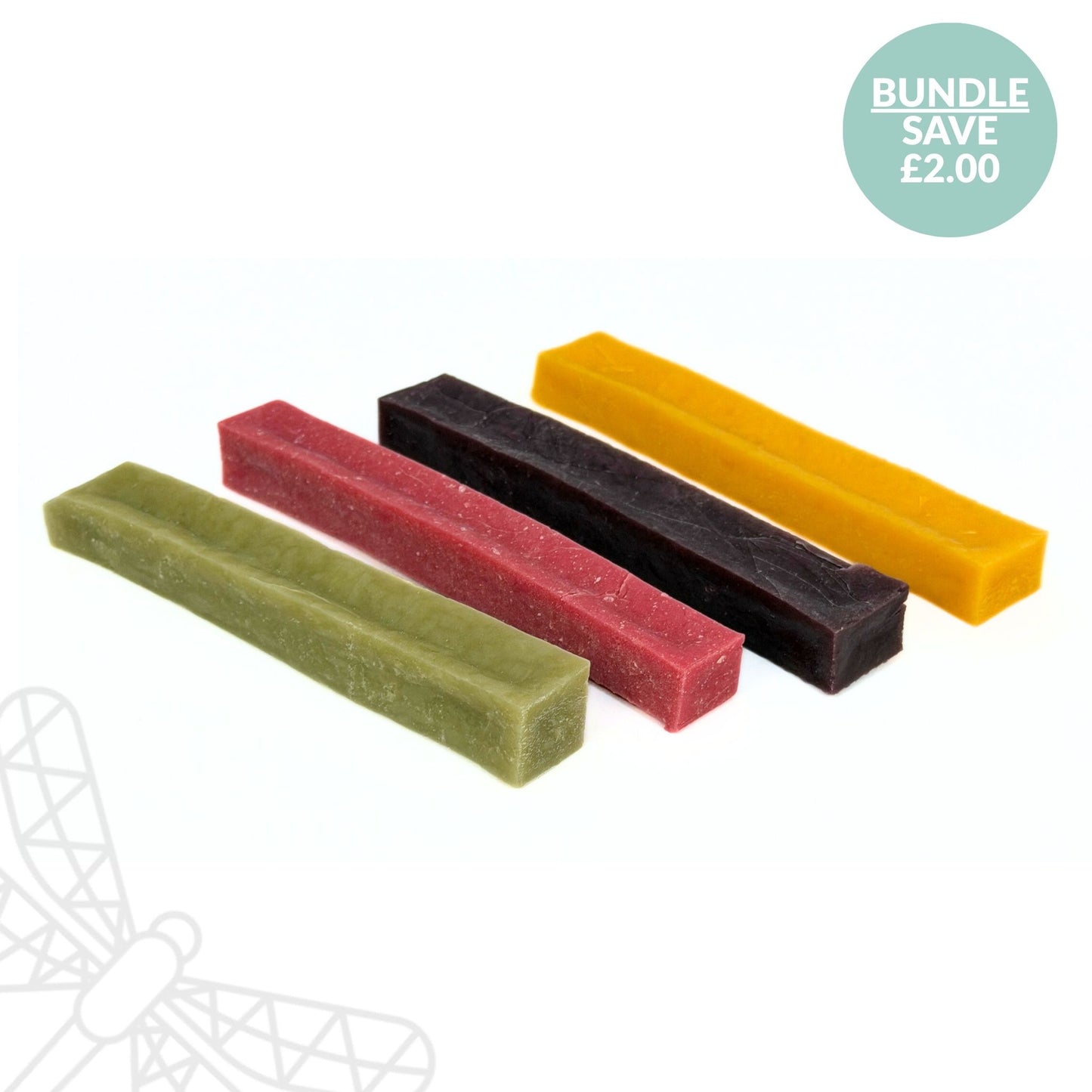Flavoured Yak Bar Bundle (Strawberry, Very Berry, Spirulina, Turmeric)