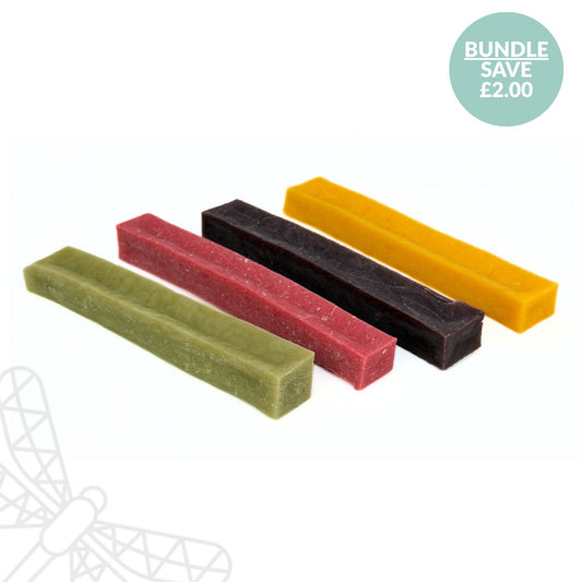 Flavoured Yak Bar Bundle (Strawberry, Very Berry, Spirulina, Turmeric)