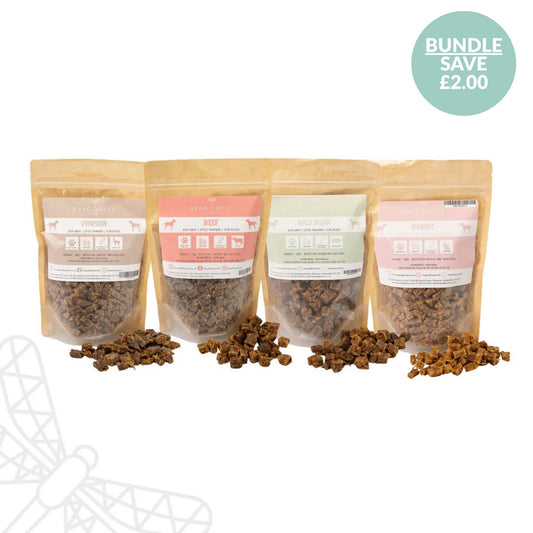 Little Trainers 'Just Meat' Training Treats Bundle 4x50g (Meat or Poultry)