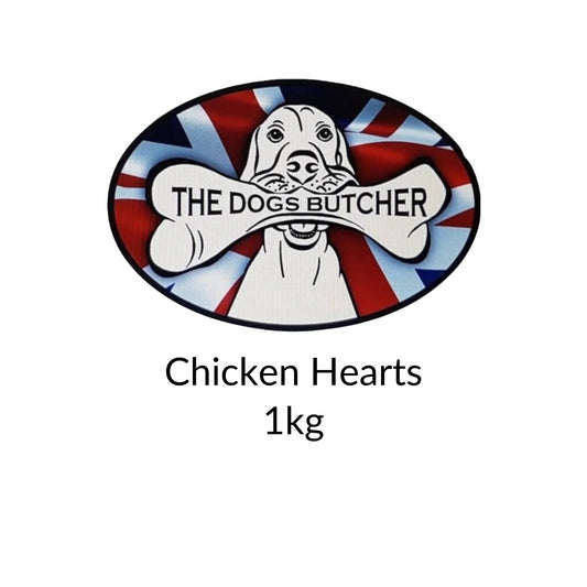 The Dogs Butcher Frozen Chicken Hearts (1kg)