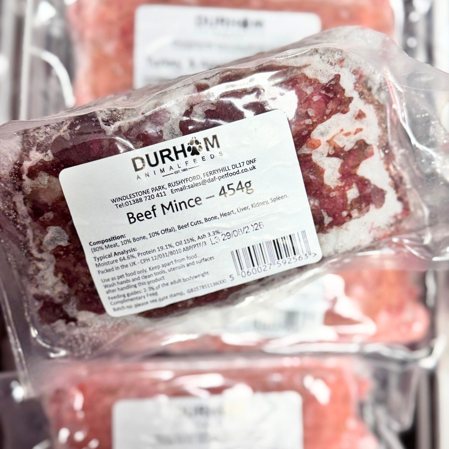 Durham Animal Feeds Beef Mince