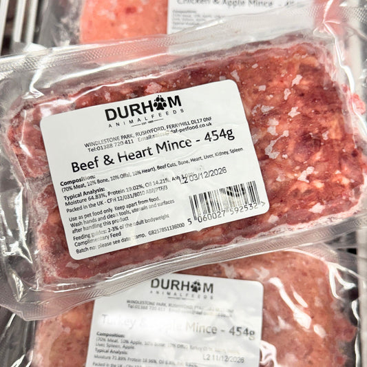 Durham Animal Feeds Beef & Heart Mince