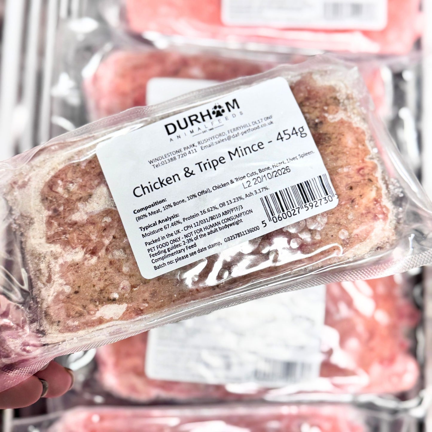 Durham Animal Feeds Chicken & Tripe Mince