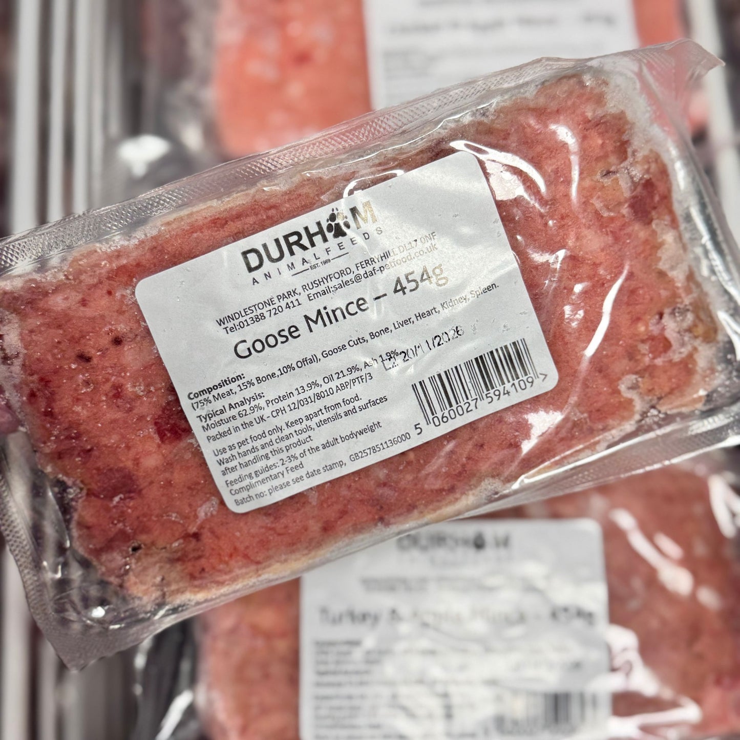 Durham Animal Feeds Goose Mince