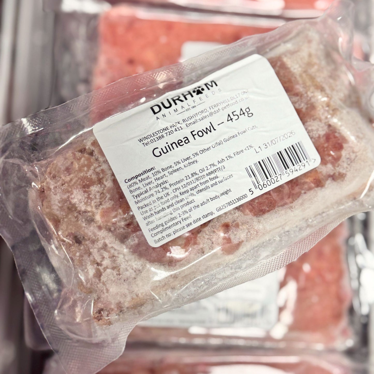 Durham Animal Feeds Guinea Fowl Mince