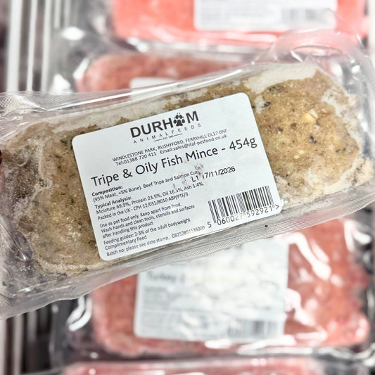 Durham Animal Feeds Tripe & Oily Fish Mince
