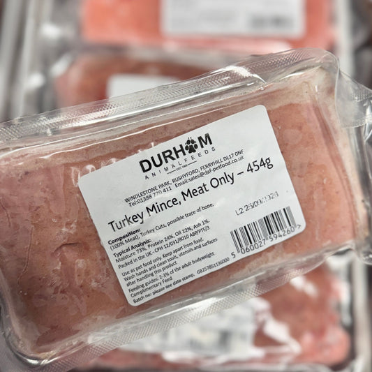 Durham Animal Feeds Turkey (Meat Only) Mince