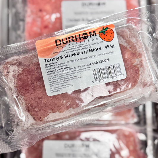 Durham Animal Feeds Turkey & Strawberry Mince