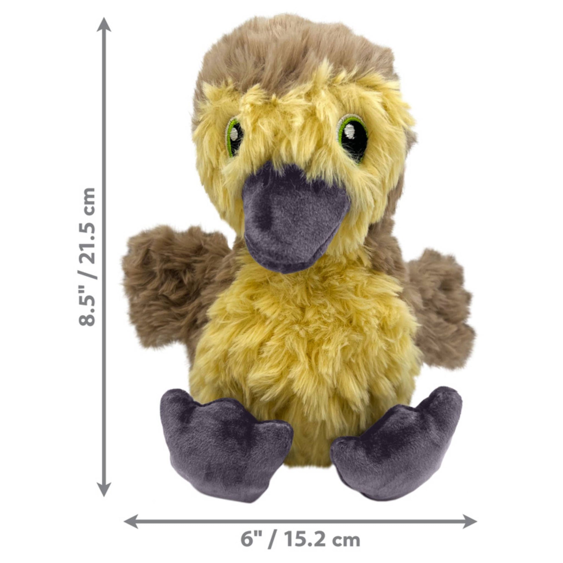 KONG Comfort Tykes gosling dog toy dimensions