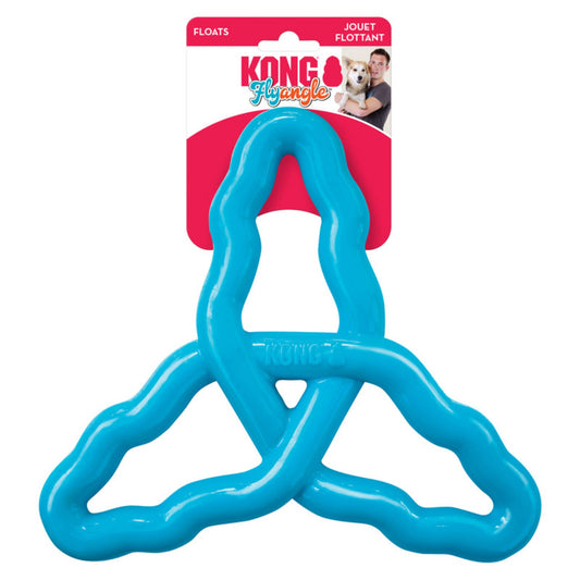 KONG Flyangle dog toy with label