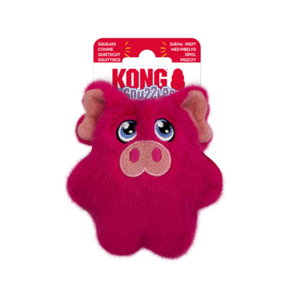 KONG SNUZZLE PIG DOG TOY WITH LABEL