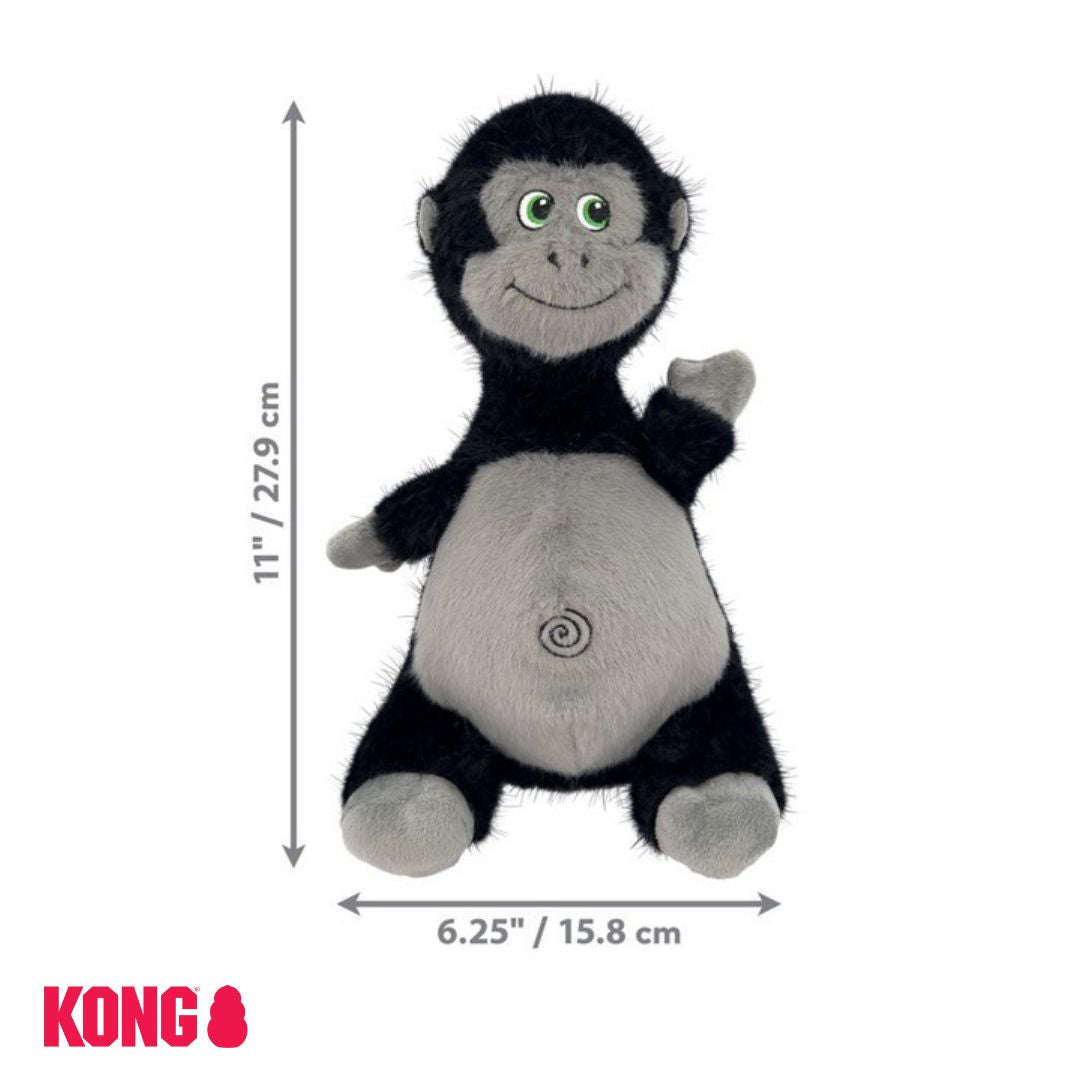 KONG Belly Knots Gorilla with dimensions