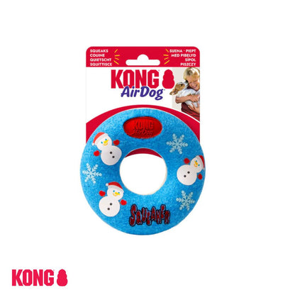 KONG Holiday Airdog Squeaker Donut