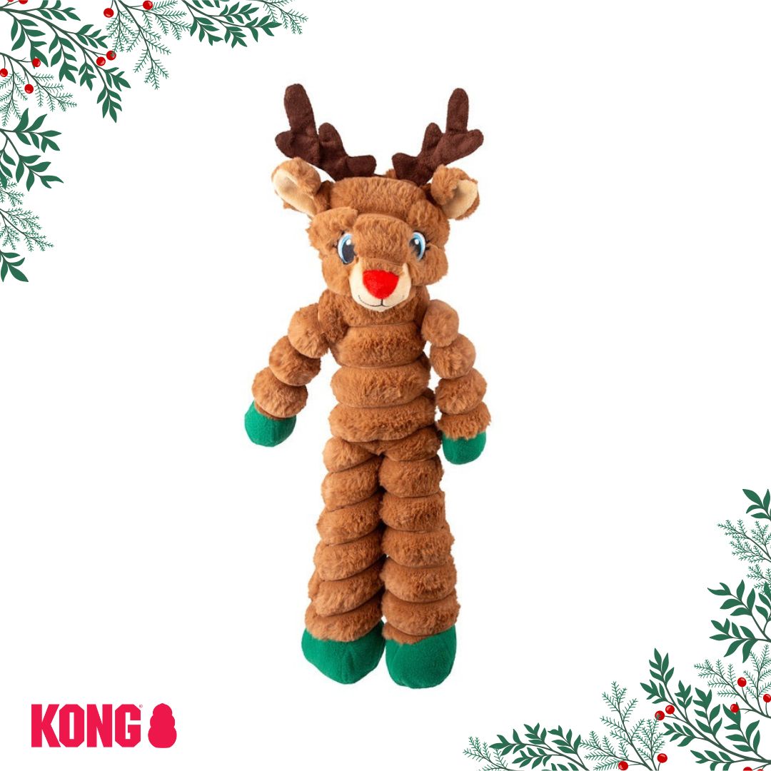 KONG Holiday Shakers Crumples Reindeer