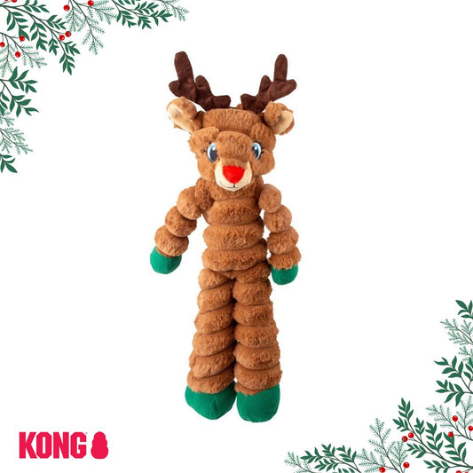KONG Holiday Shakers Crumples Reindeer