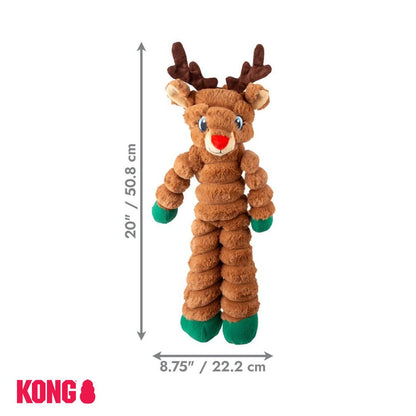 KONG Holiday Shakers Crumples Reindeer
