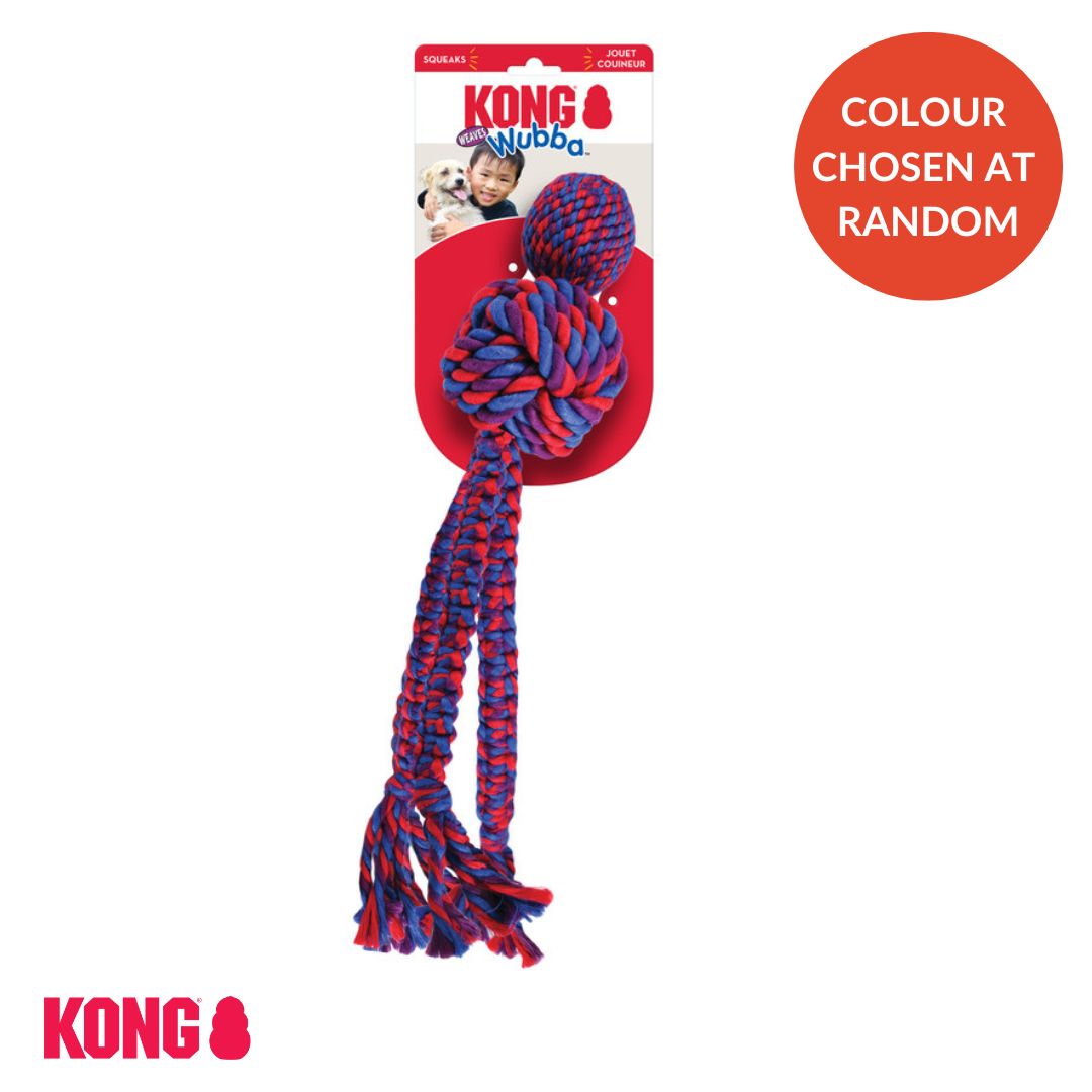 KONG Wubba Weaves with Rope