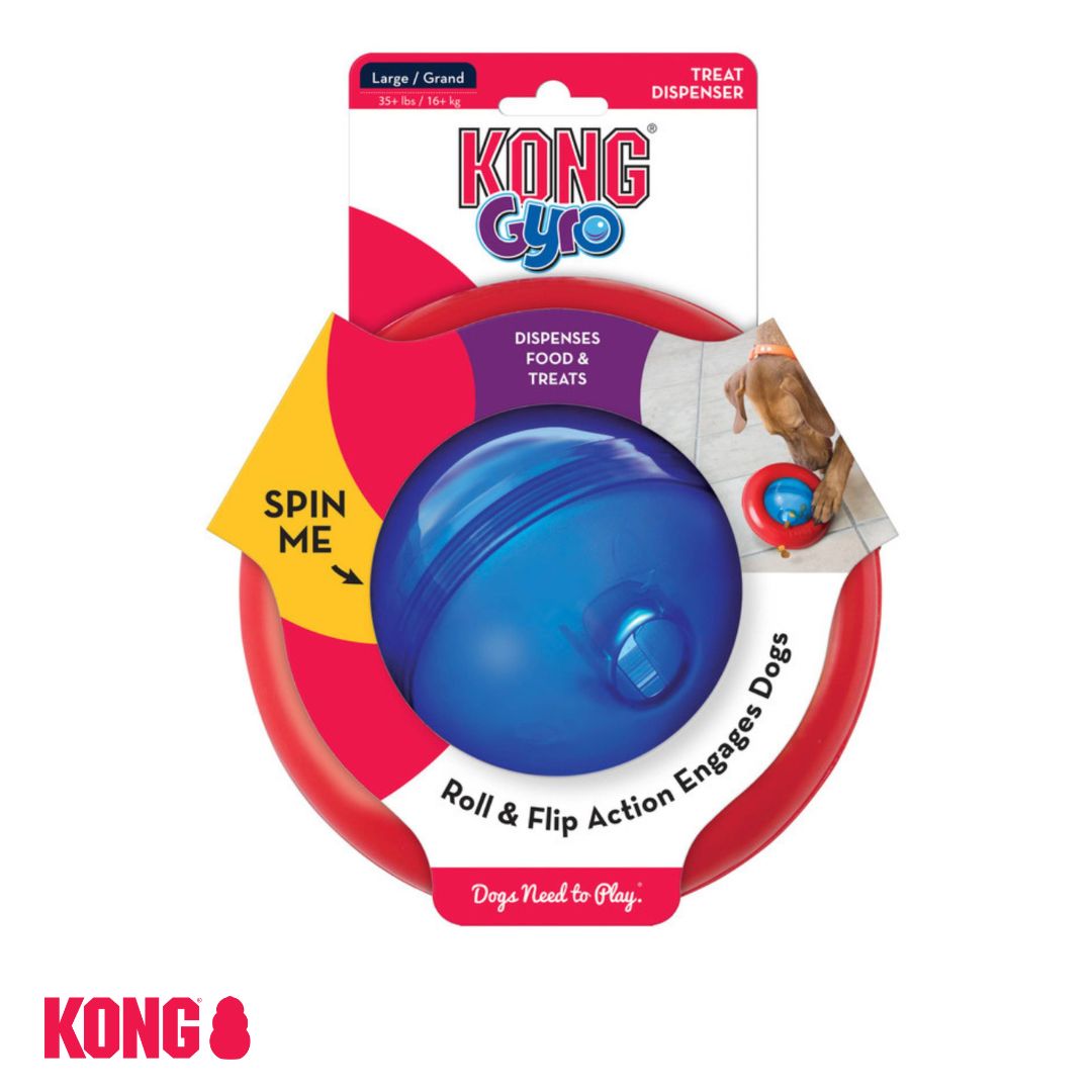 KONG Gyro Dog Treat Dispenser Dragonfly Products