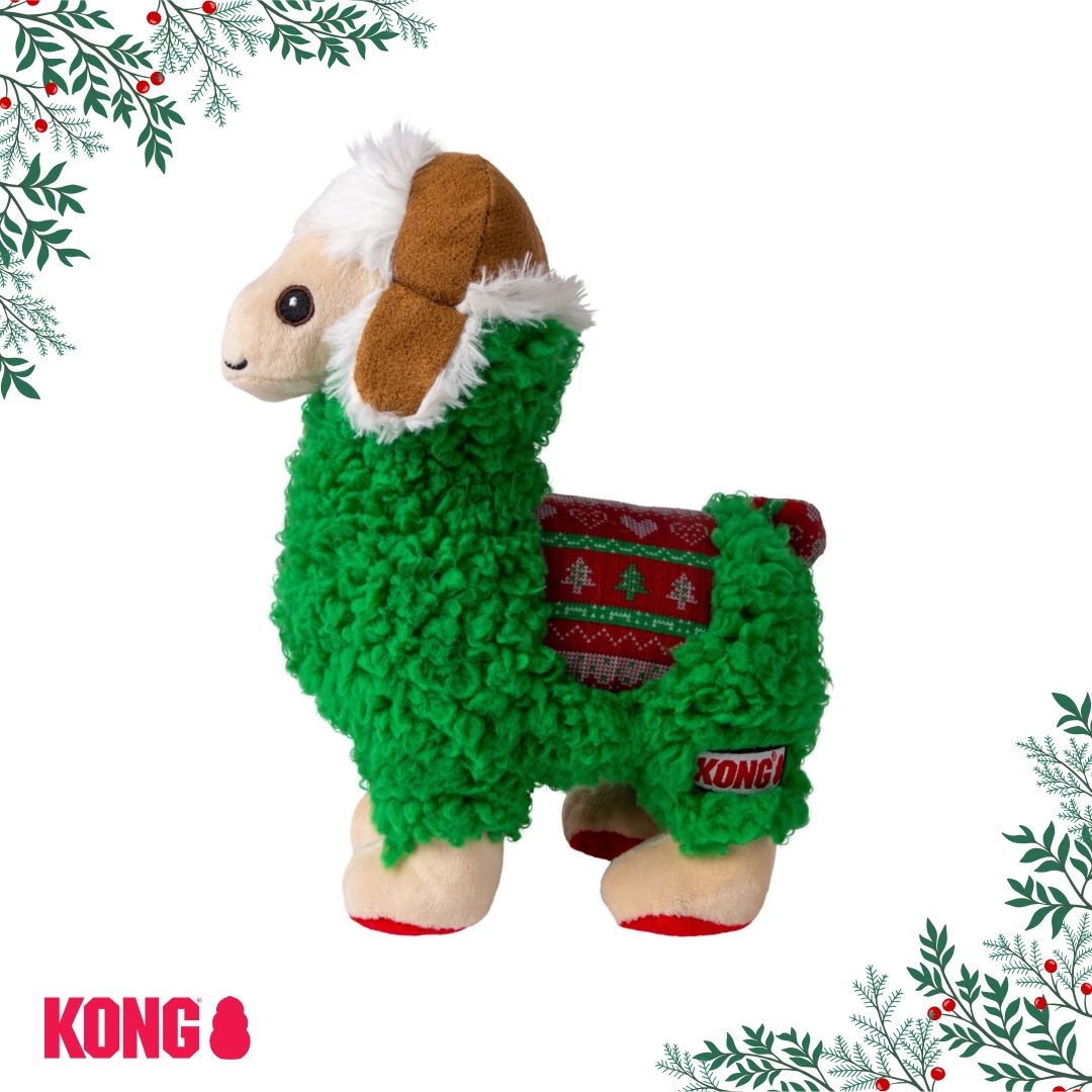 KONG Holiday Sherps Llama