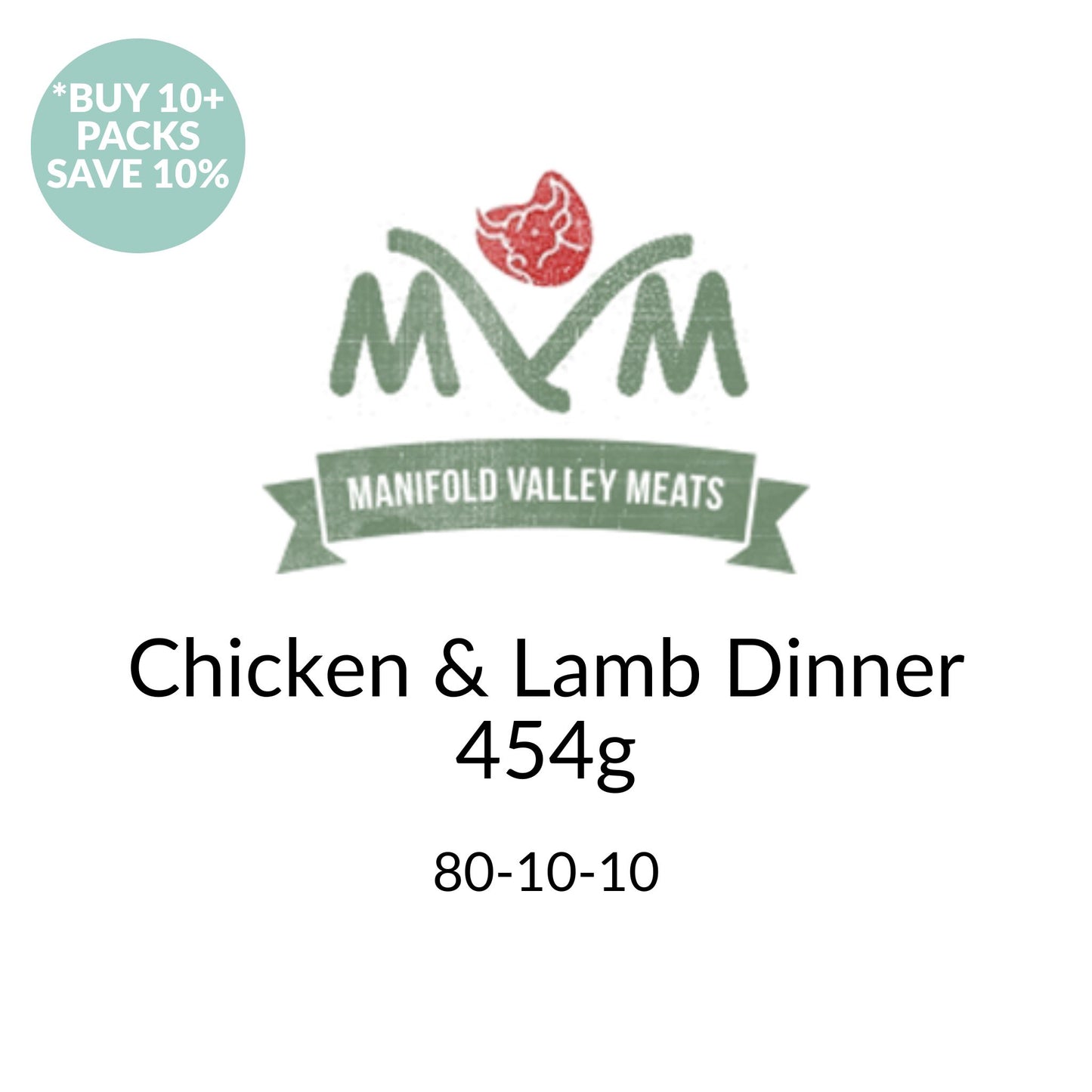 Manifold Valley Meats Chicken & Lamb Dinner