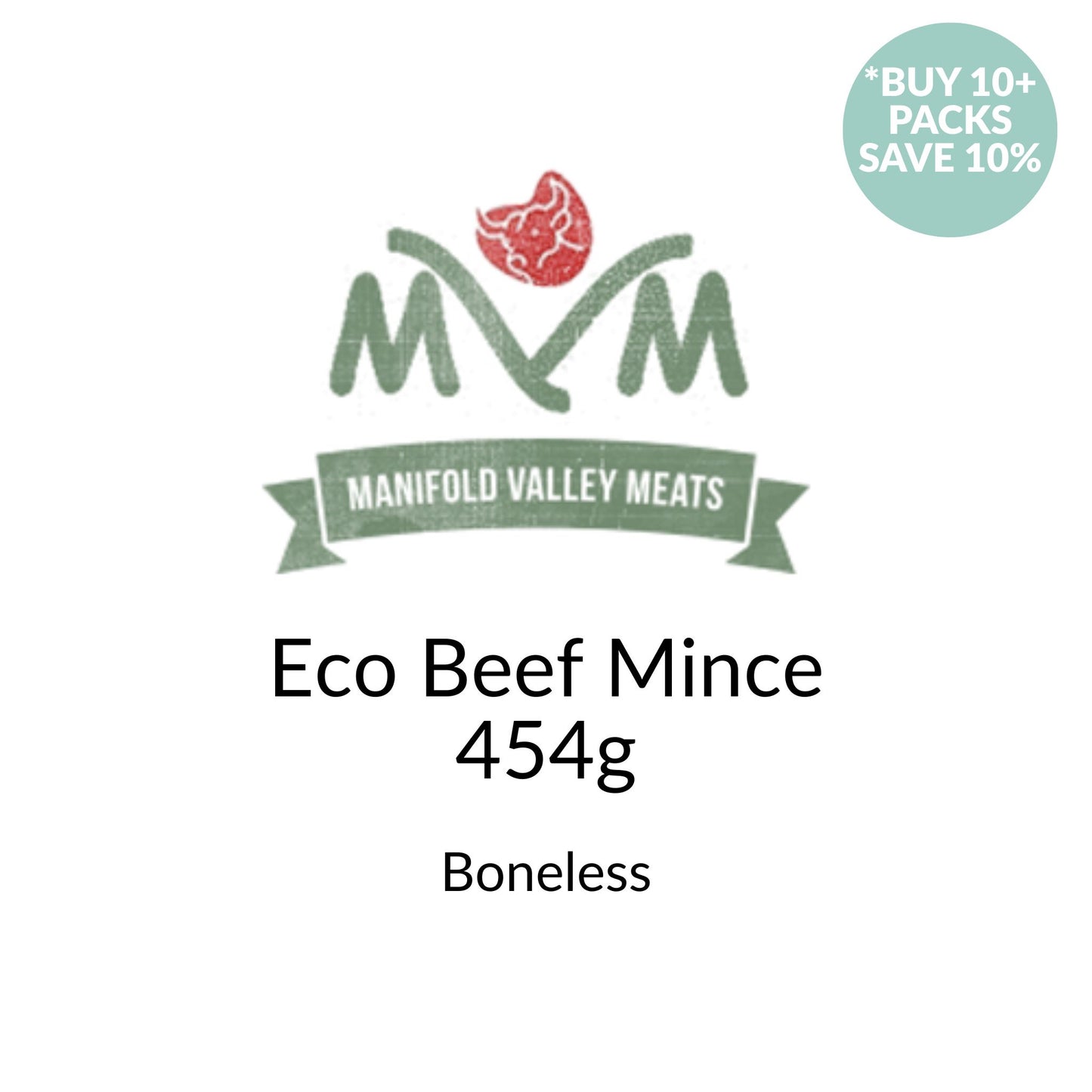 Manifold Valley Meats Eco Beef Mince (Meat Only)