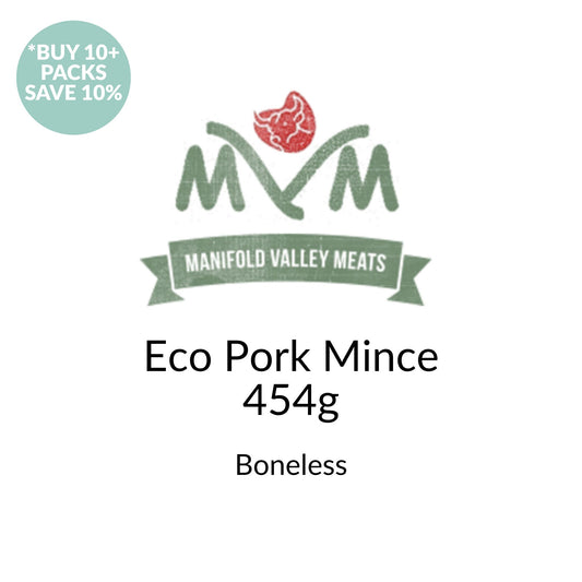 Manifold Valley Meats Eco Pork Mince (Meat Only)