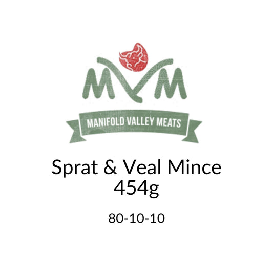 Manifold Valley Meats Sprat and Veal Dinner Raw Dog Food