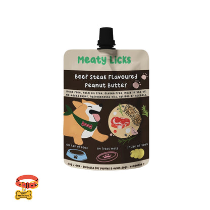 Meaty Licks Peanut Butter