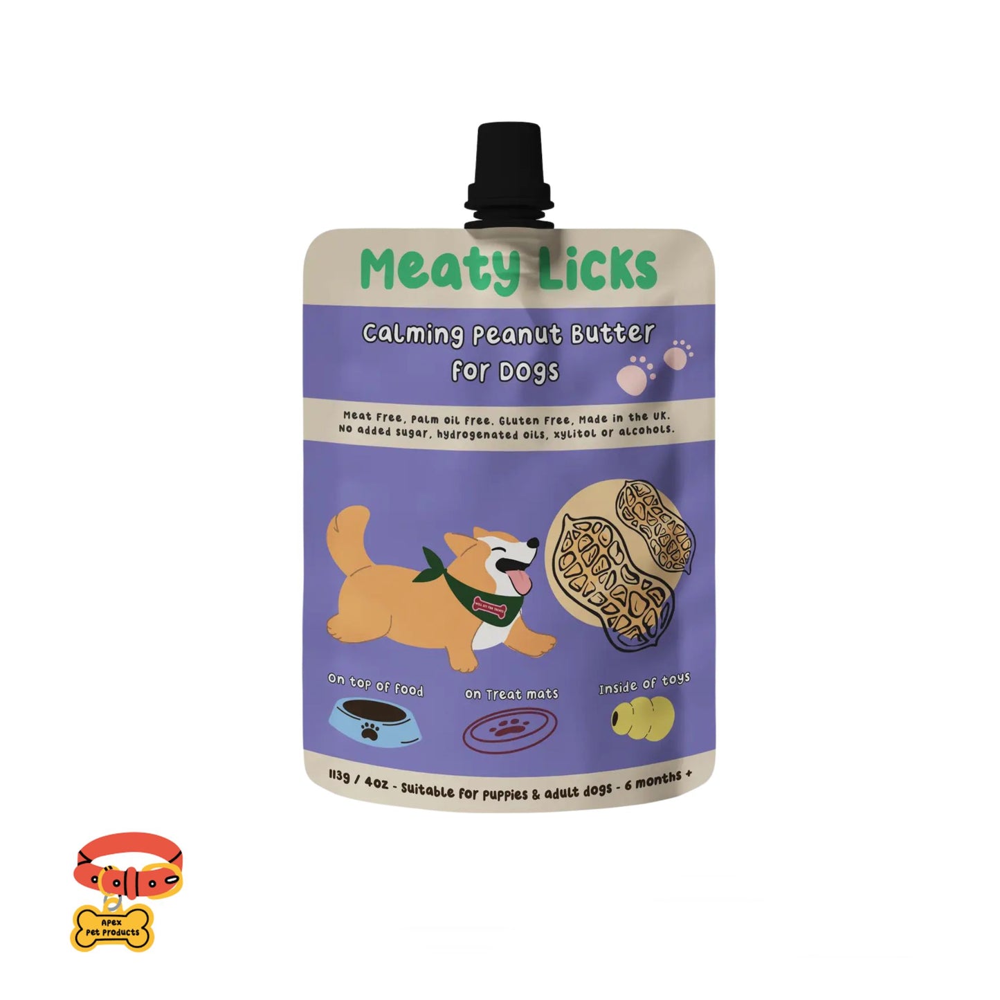 Meaty Licks Peanut Butter