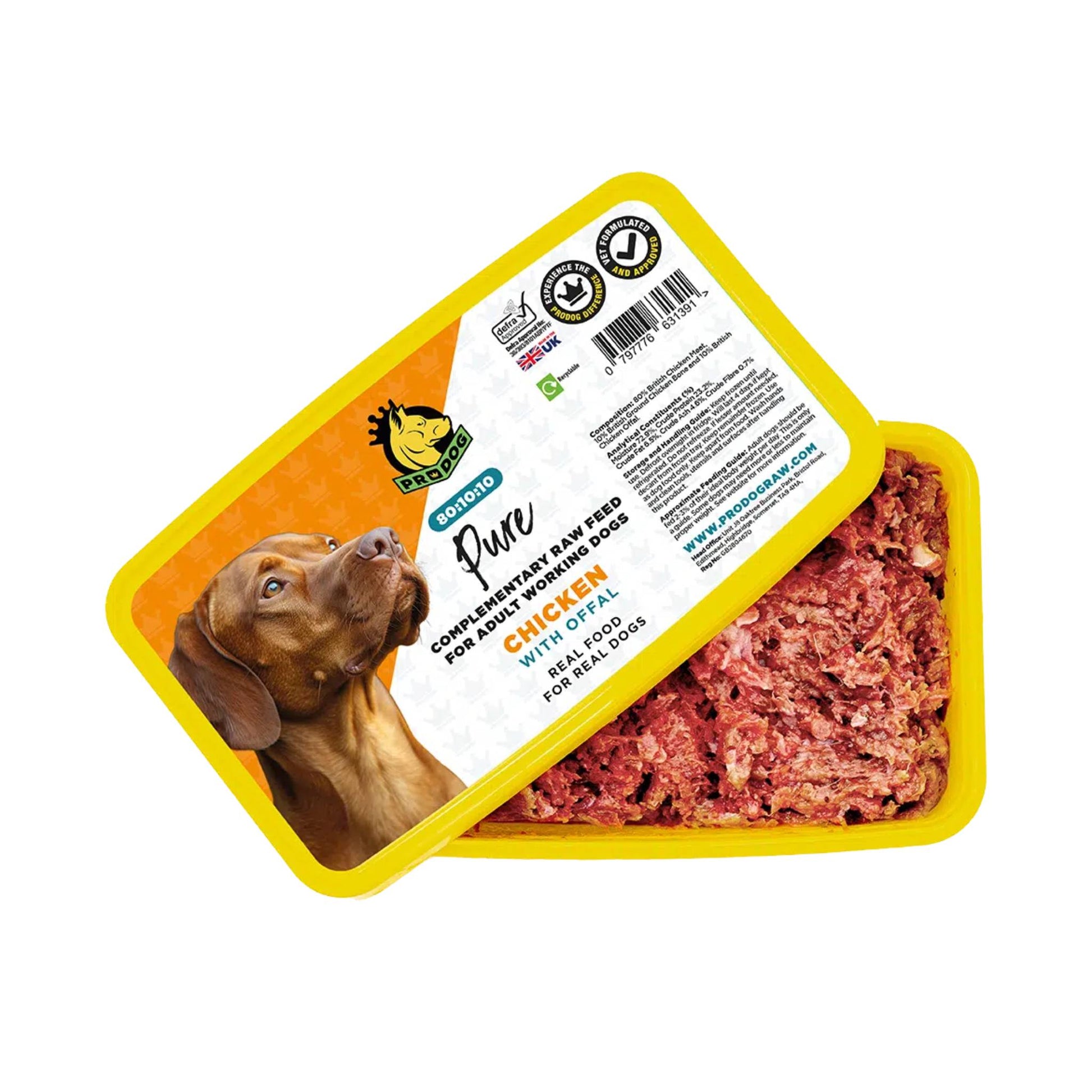 PRODOG RAW CHICKEN 80-10-10 DOG FOOD