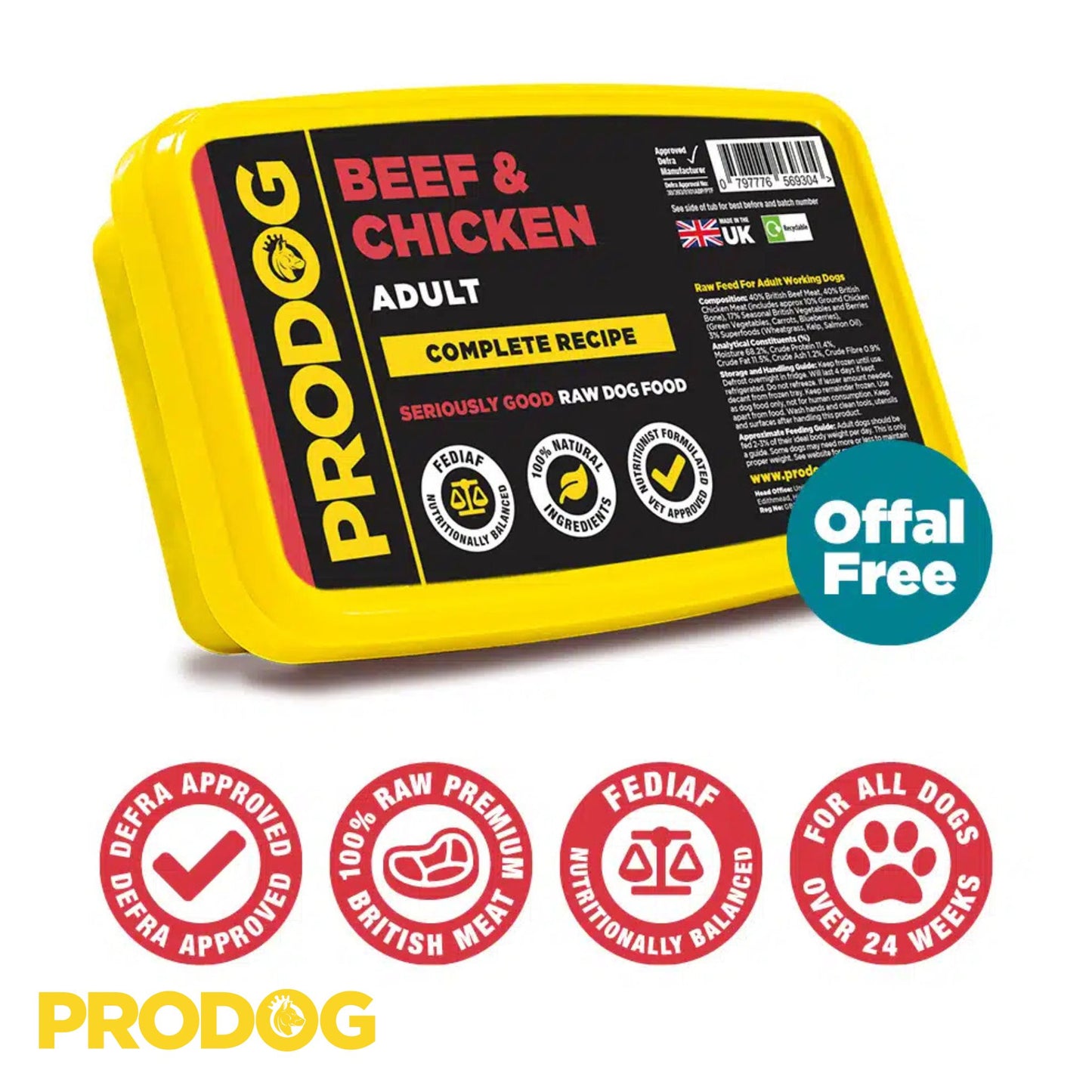 ProDog Raw Beef & Chicken Complete