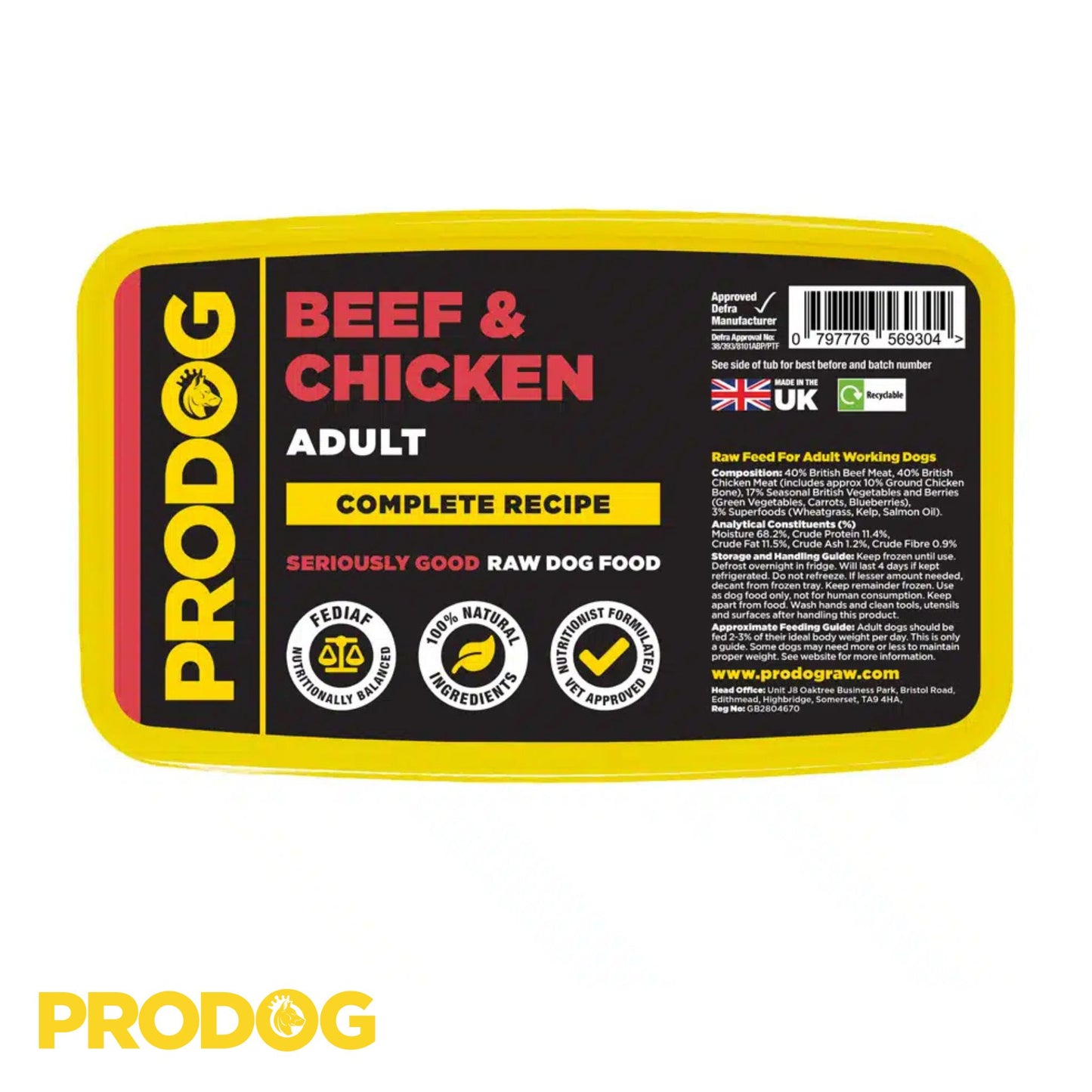 ProDog Raw Beef & Chicken Complete