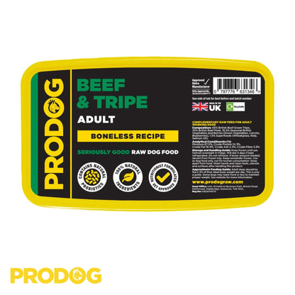 ProDog Raw Beef & Green Tripe Boneless
