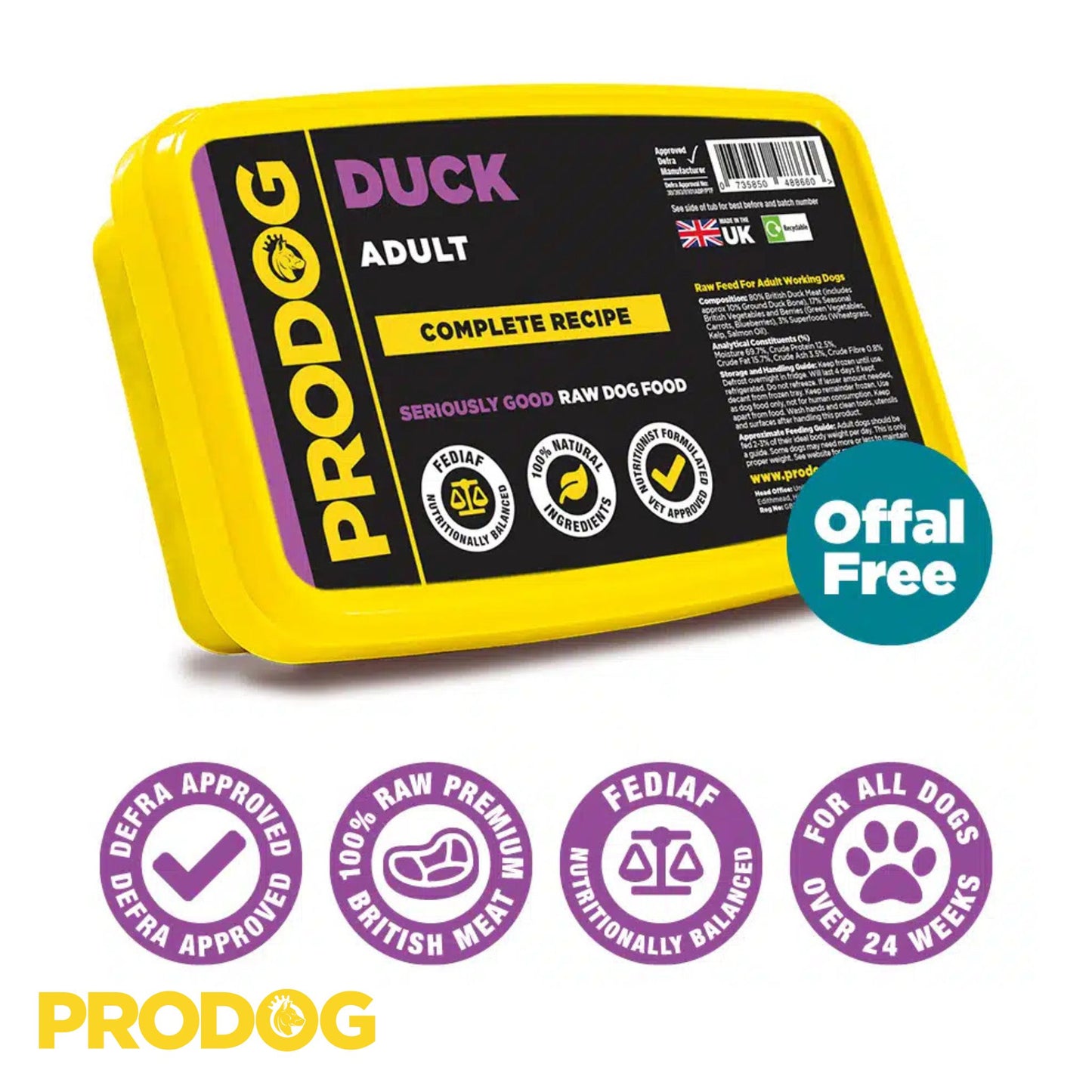 ProDog Raw Duck Complete