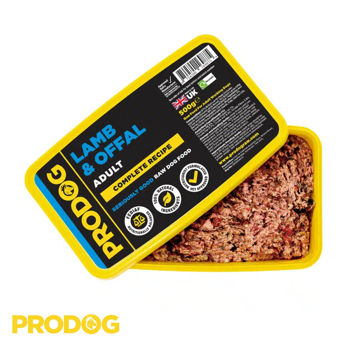 Offal Pack ProDog Raw Lamb & Offal Complete Raw Dog Food | Dragonfly Products