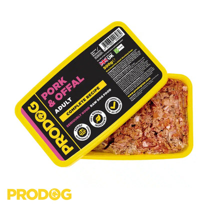 ProDog Raw Pork & Offal Complete open packaging