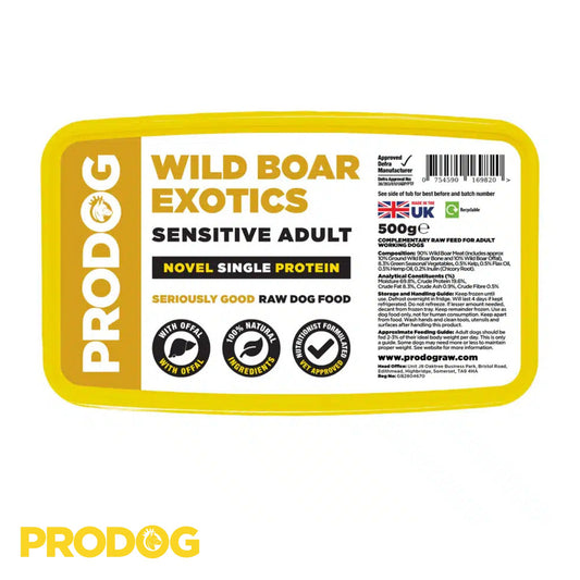 ProDog Raw Wild Boar & Offal Exotics Complete