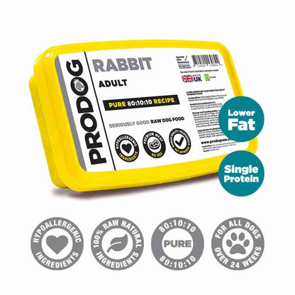 ProDog Raw Pure Rabbit 80/10/10