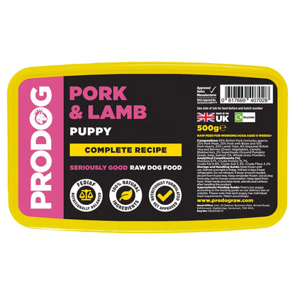 ProDog Raw Puppy Pork & Lamb Complete