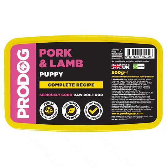 ProDog Raw Puppy Pork & Lamb Complete
