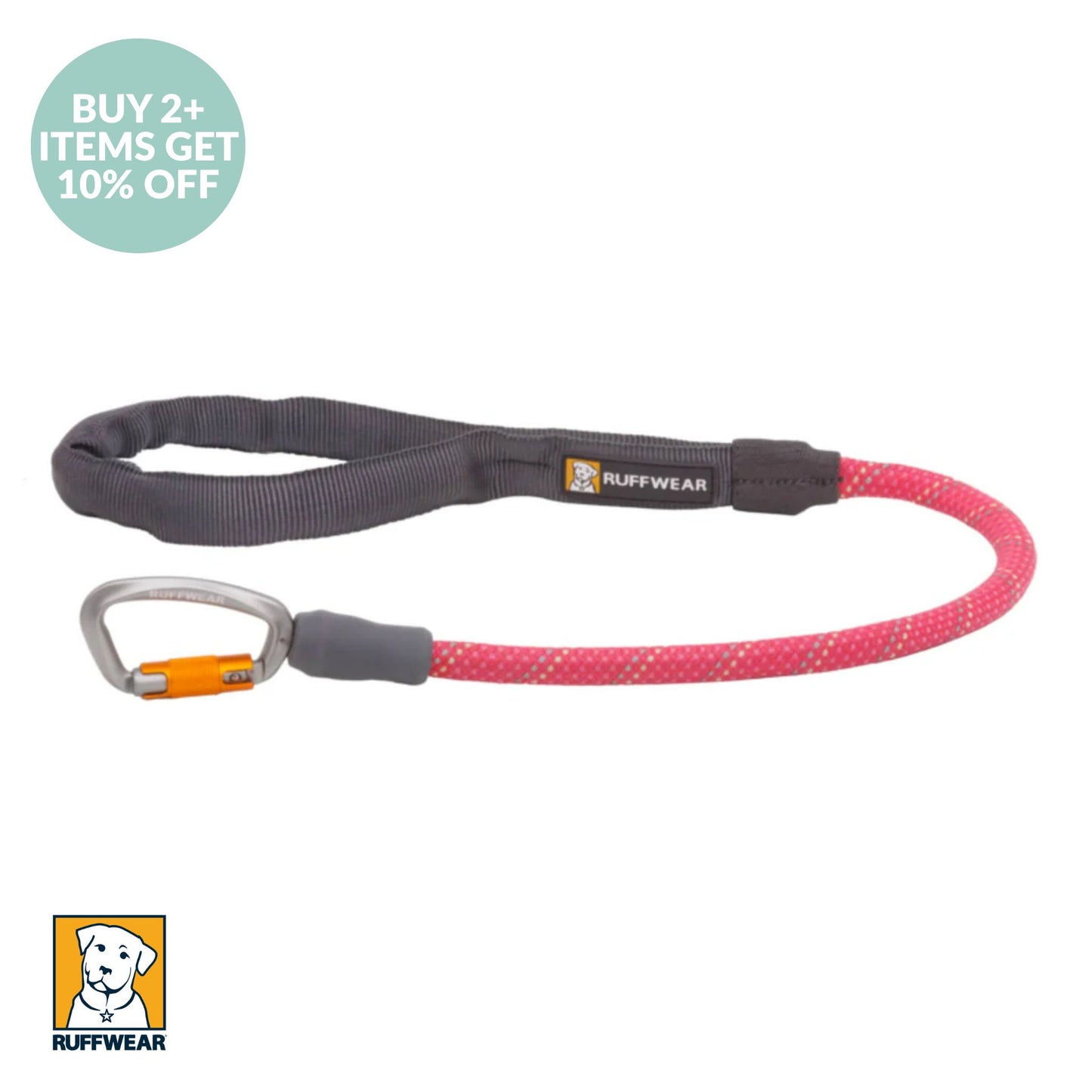 Ruffwear Knot-a-Long Lead Fireweed Pink