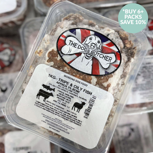 The Dogs Butcher Tripe and Oily Fish